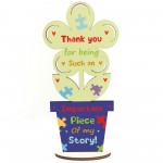 Thank You Wooden Flower Gift For Teacher Teaching Assistant