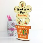 Teacher Gifts Wooden Flower Thank You For BEEING Part