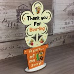 Teacher Gifts Wooden Flower Thank You For BEEING Part