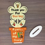 Teacher Gifts Wooden Flower Thank You For BEEING Part