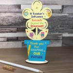 Teacher Gifts Thank You Gifts for Women Men Wooden Flower Plaque