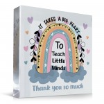 Teacher Gifts Acrylic Block Gifts for Teacher Christmas Birthday