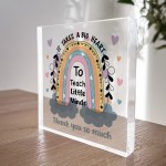 Teacher Gifts Acrylic Block Gifts for Teacher Christmas Birthday