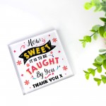 Thank You Gifts For Teacher Appreciation Acrylic Block Gifts