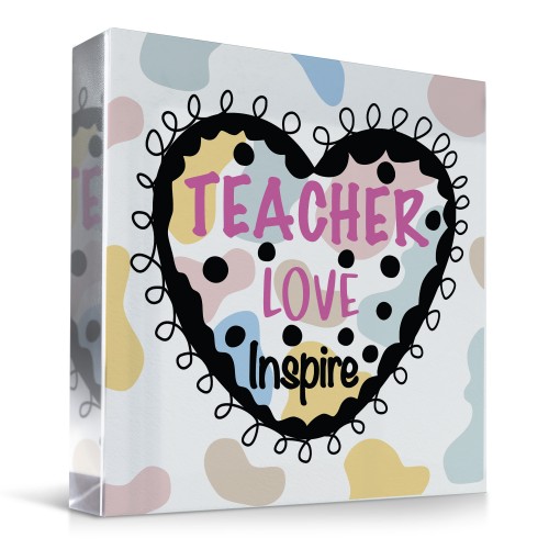 TEACHER LOVE INSPIRE Gift For Teacher Teaching Assistant Nursery