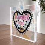 TEACHER LOVE INSPIRE Gift For Teacher Teaching Assistant Nursery