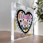 TEACHER LOVE INSPIRE Gift For Teacher Teaching Assistant Nursery