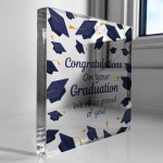 Congratulations On Your GRADUATION Gift Plaque Daughter Son