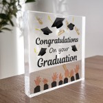 Graduation Gifts For Him Her Acrylic Freestanding Plaque