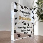 Congratulations Gift For Graduation University Personalised