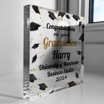 Congratulations Gift For Graduation University Personalised