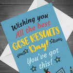 Wishing You All The Best GCSE Results Day Card GOOD LUCK Cards