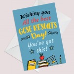 Wishing You All The Best GCSE Results Day Card GOOD LUCK Cards