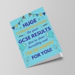 Huge Congratulations On Your Fantastic GCSE Results Card