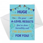 Huge Congratulations On Your Fantastic A Level Results Card