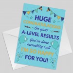 Huge Congratulations On Your Fantastic A Level Results Card