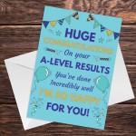 Huge Congratulations On Your Fantastic A Level Results Card