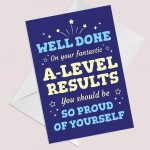 Well Done On Your Fantastic A Level Results Card With Envelope