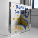 Thank You For Helping Me Shine Gift For Teacher Assistant