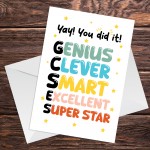 Passed GCSE Exams Congratulations Cards GCSE Results Day