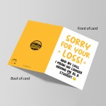 Funny Leaving School Nursery Card For Teacher Goodbye Card