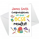 Personalised Congratulations Card GCSE Exam Results Card Pass 