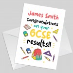 Personalised Congratulations Card GCSE Exam Results Card Pass 