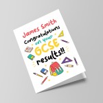 Personalised Congratulations Card GCSE Exam Results Card Pass 