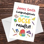 Personalised Congratulations Card GCSE Exam Results Card Pass 