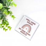 Well Done On Your Exam Results Personalised Acrylic Block