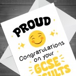 GCSE Results Congratulations Card Well Done Card Son Daughter