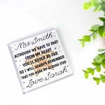 Personalised Teacher Gift Teacher Thank You Gifts Ornament