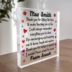 Special Teacher Gift Personalised Gifts For Teacher TA