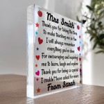 Special Teacher Gift Personalised Gifts For Teacher TA