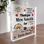 Reasons I Love My Teacher, Personalised Teacher Gift Nursery