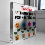 Thank You For Helping Me Grow Gift For Teacher Nursery Teacher