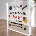 Thank You Gift For Best Teacher Ever Nursery Teacher Gifts