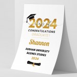 Graduation Gift Graduation A3 Print Personalised Graduation Gift