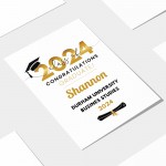 Graduation Gift Graduation A3 Print Personalised Graduation Gift