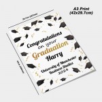 Personalised Graduation Gift Graduation Print Graduation Gifts