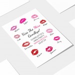 Kiss The Miss Goodbye A3 Hen Party Print Keepsake Gifts