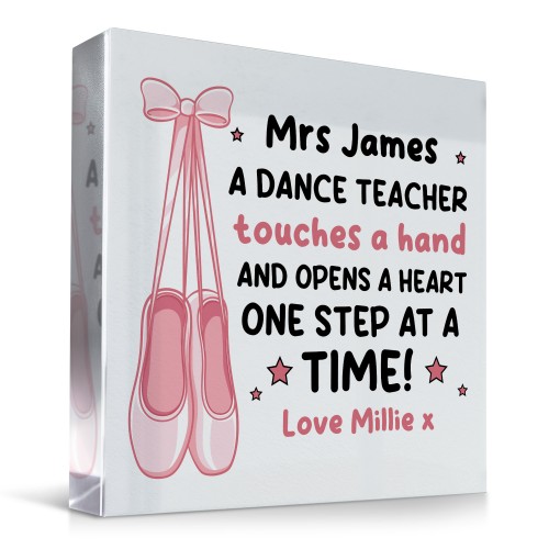 Dance Teacher Gifts Ballet Tap Jazz Modern Dance Teacher Gift