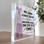 Personalised Dance Teacher Gifts Ballet Tap Jazz Modern Gift