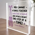 Personalised Dance Teacher Gifts Ballet Tap Jazz Modern Gift