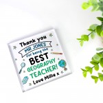 Geography Teacher Gift Personalised Gift For Geography Teacher