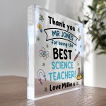 Science Teacher Gift Personalised Gift For Science Teacher