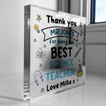 Science Teacher Gift Personalised Gift For Science Teacher