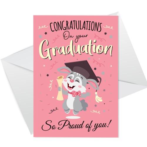 Congratulations On Your Graduation Card Proud Of You Card