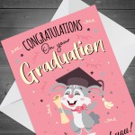 Congratulations On Your Graduation Card Proud Of You Card