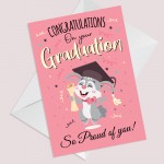 Congratulations On Your Graduation Card Proud Of You Card